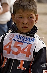 Nadam festival, 11-year old jockey